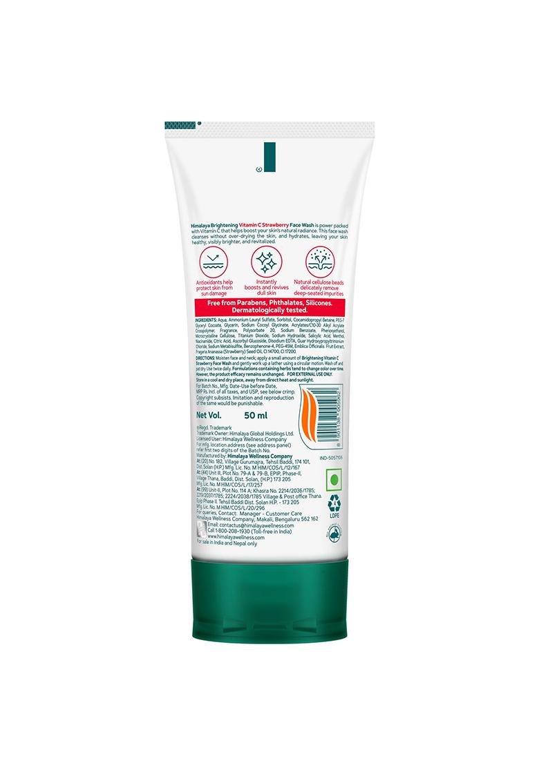 Himalaya Brightening Vitamin C Strawberry Face Wash