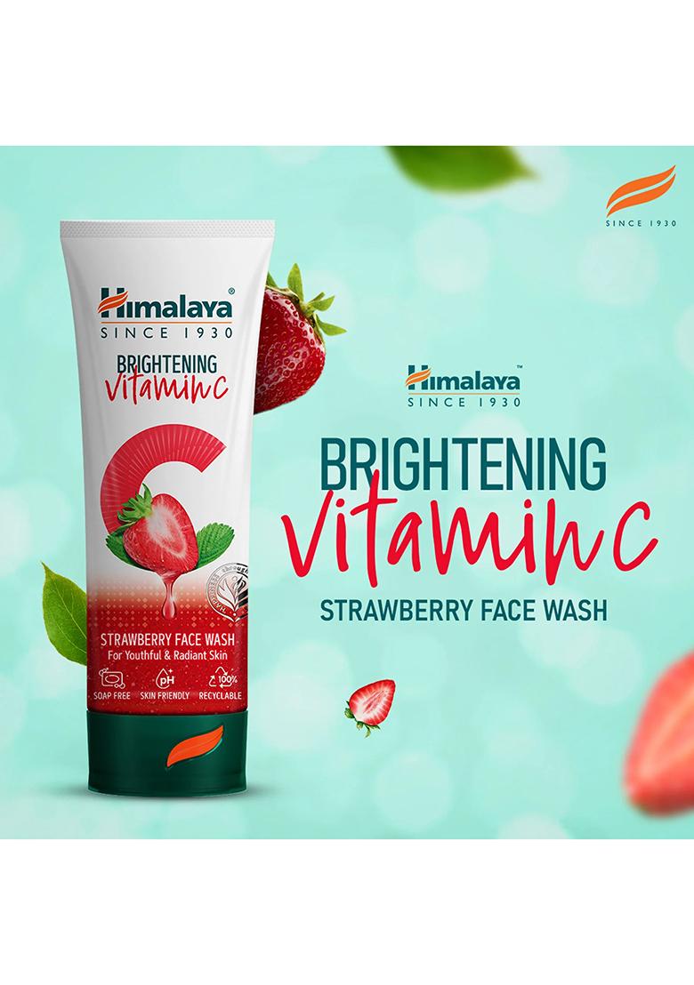 Himalaya Brightening Vitamin C Strawberry Face Wash