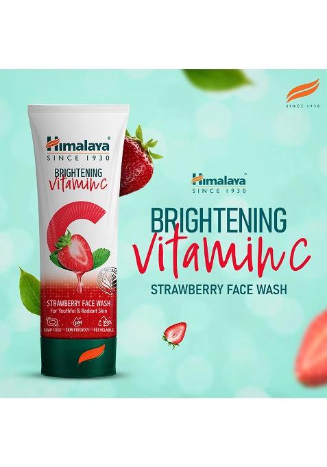 Himalaya Brightening Vitamin C Strawberry Face Wash