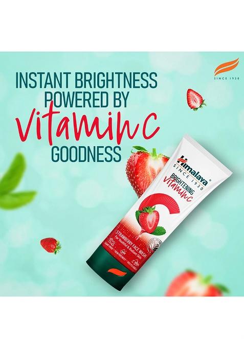 Himalaya Brightening Vitamin C Strawberry Face Wash