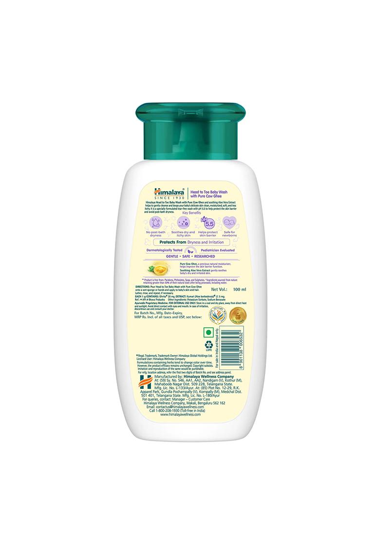 Himalaya Head to Toe Baby Wash with Pure Cow Ghee