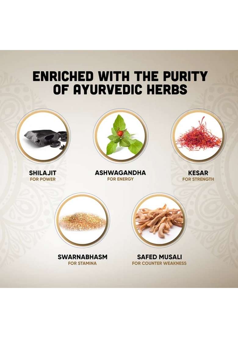 DABUR Shilajit Gold Capsules | 100% Ayurvedic | For Men - Indya