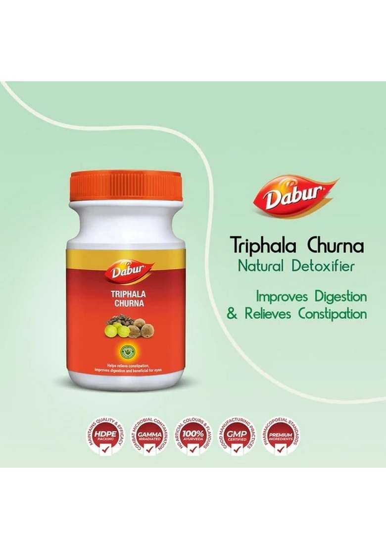 DABUR Triphala Churna , Eases Constipation, Acidity & Gas - Indya