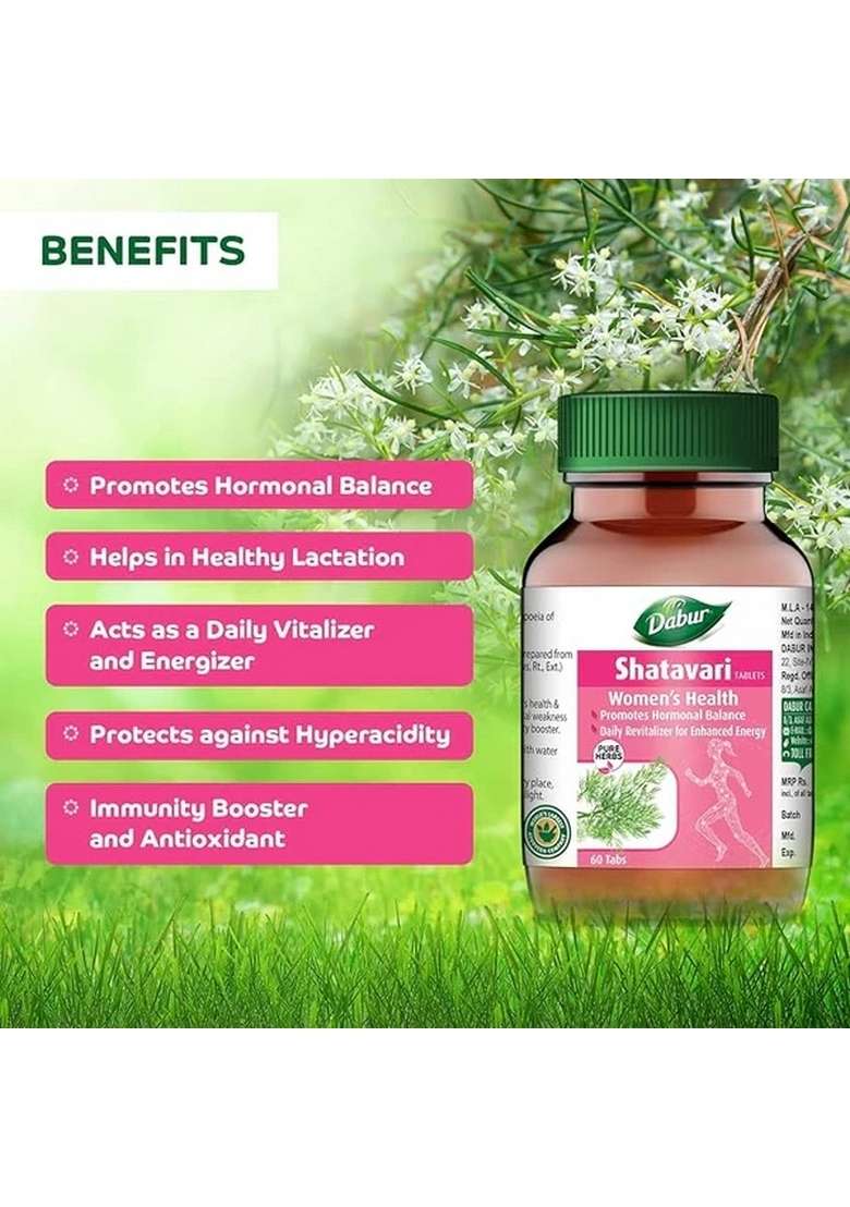 DABUR Shatavari Tablets - Indya