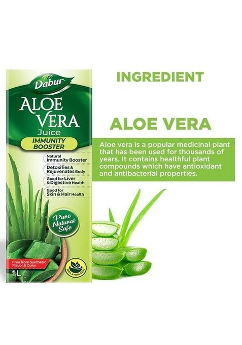 DABUR Aloe Vera Juice | For Immunity, Detoxification, Digestion, Skin & Hair
