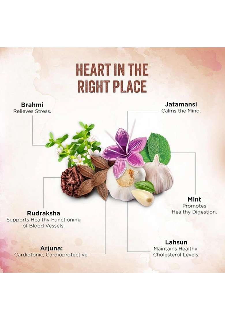 DABUR Heart Health Juice | Eneriched with 10+ Ayurvedic Herbs , No Artificial Colors, Flavours & Added Sugars - Indya