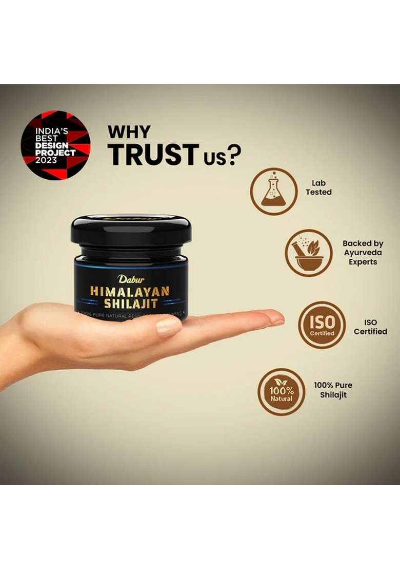 DABUR Himalayan Shilajit Resin | Grade A shilajit - Indya