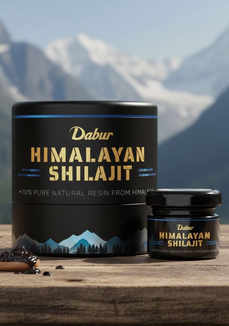 DABUR Himalayan Shilajit Resin 15g (Pack of 2) - Natural Energy & Vitality Support - Indya
