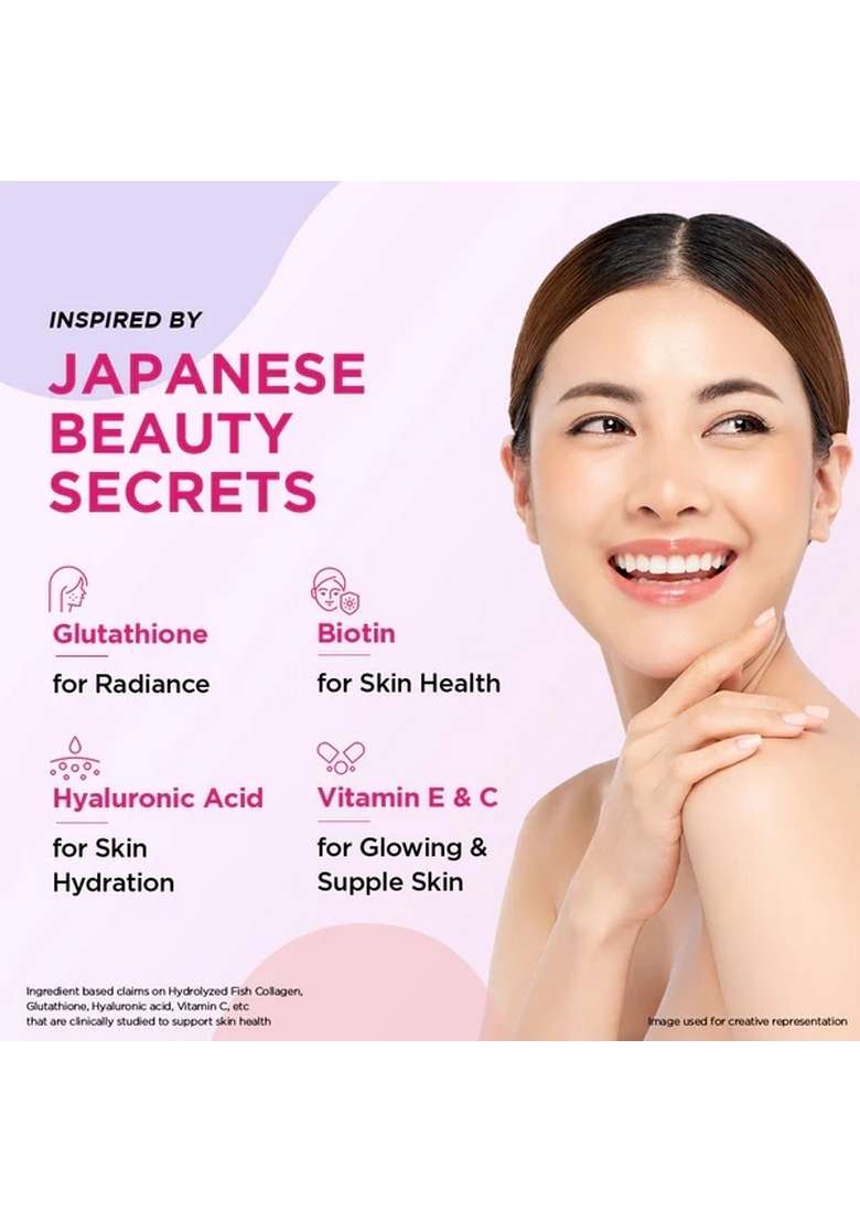 DABUR Siens By Dabur Hydrolyzed Marine Collagen , Powder with Glutathione, Hyaluronic Acid, Vitamin C Blueberry Lavender - Indya
