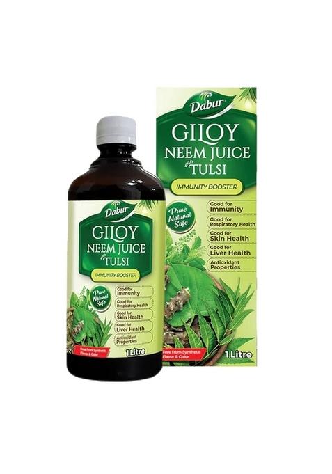 DABUR Giloy Neem Tulsi Juice for Immunity, Respiratory, Skin & Liver Health