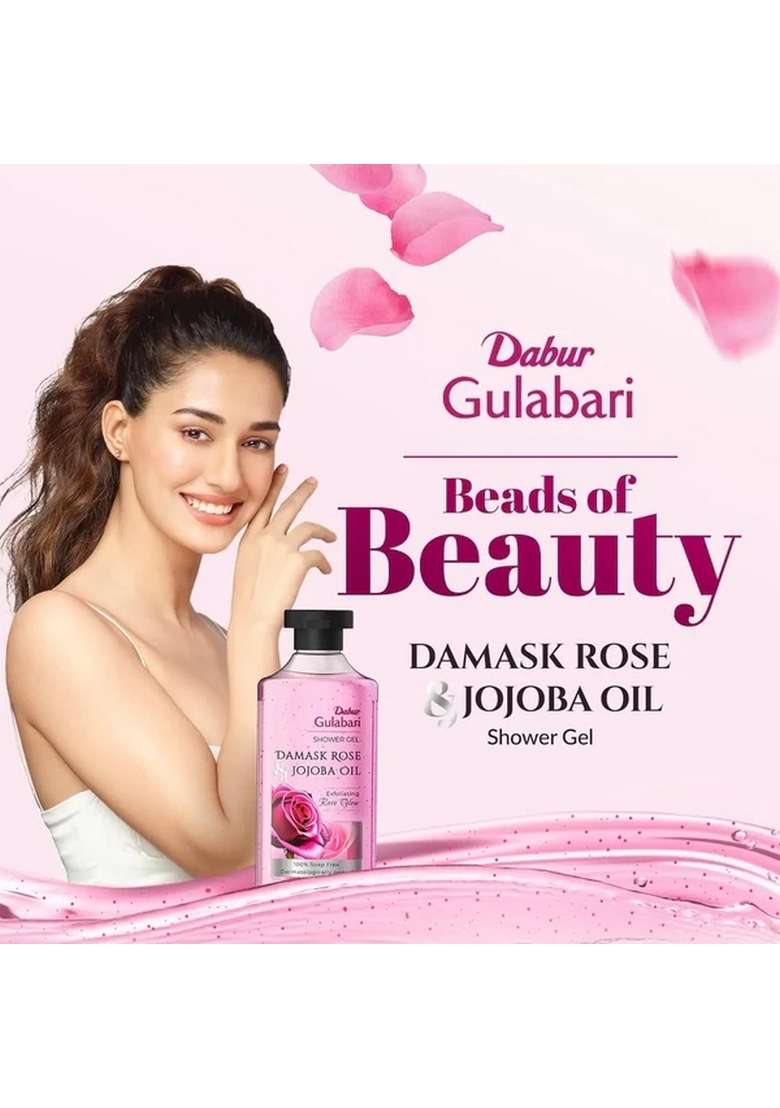 DABUR Gulabari Shower Gel Damask Rose & Jojoba Oil - Indya