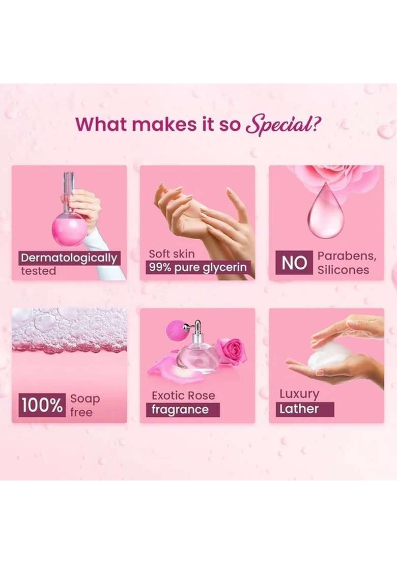 DABUR Gulabari Shower Gel Damask Rose & Jojoba Oil - Indya