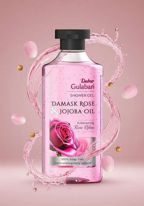 DABUR Gulabari Shower Gel Damask Rose & Jojoba Oil