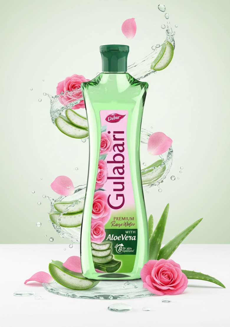 DABUR Gulabari Premium Rose Water with Aloe Vera - Indya