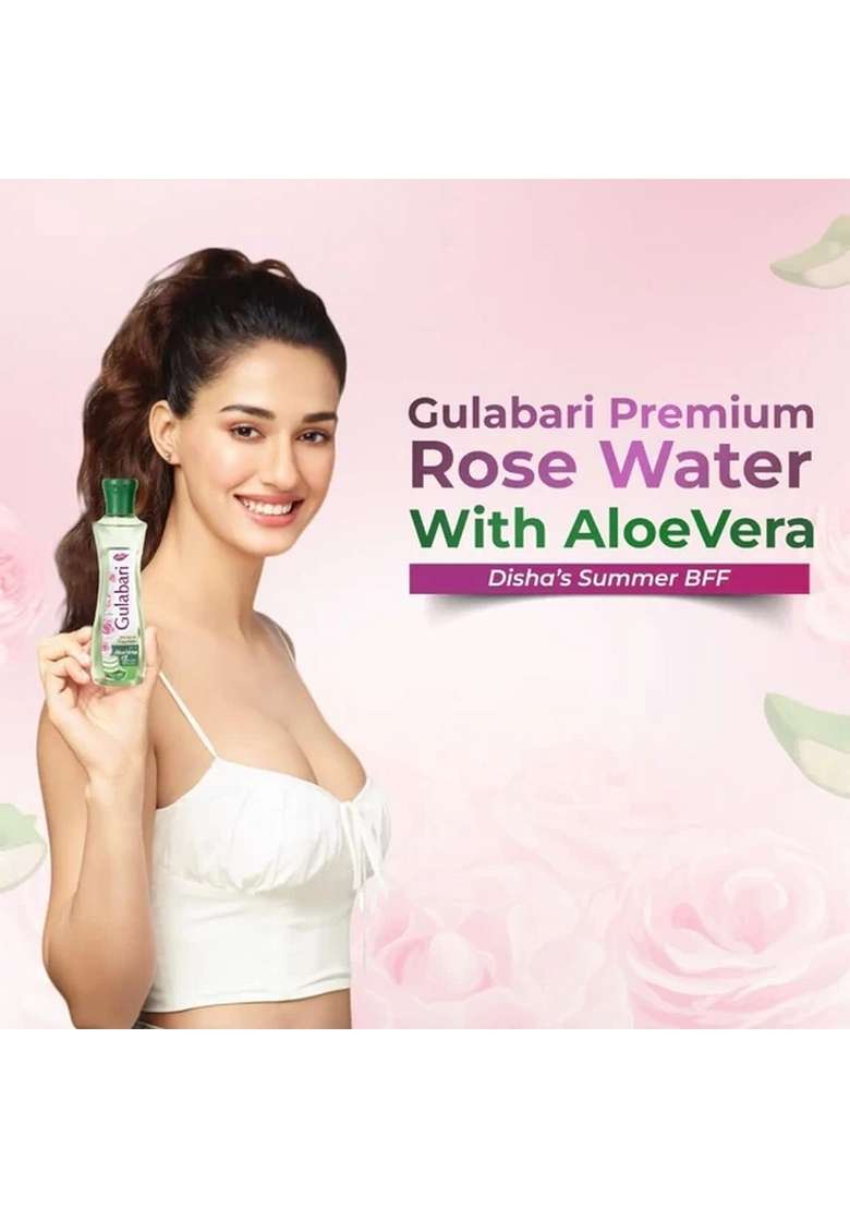 DABUR Gulabari Premium Rose Water with Aloe Vera - Indya