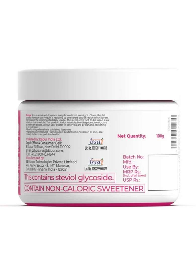 DABUR Siens By Dabur Hydrolyzed Marine Collagen , Powder with Glutathione, Hyaluronic Acid, Vitamin C Blueberry Lavender - Indya