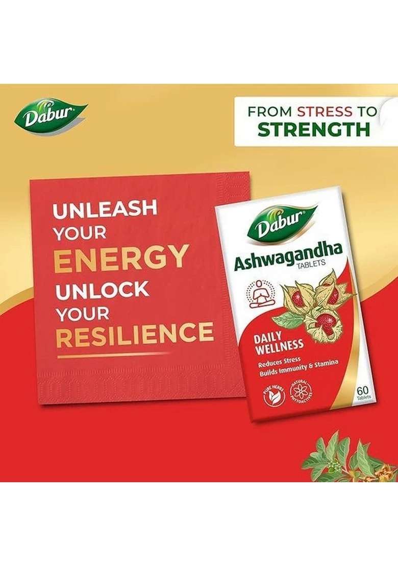 DABUR Ashwagandha Tablets  - Indya