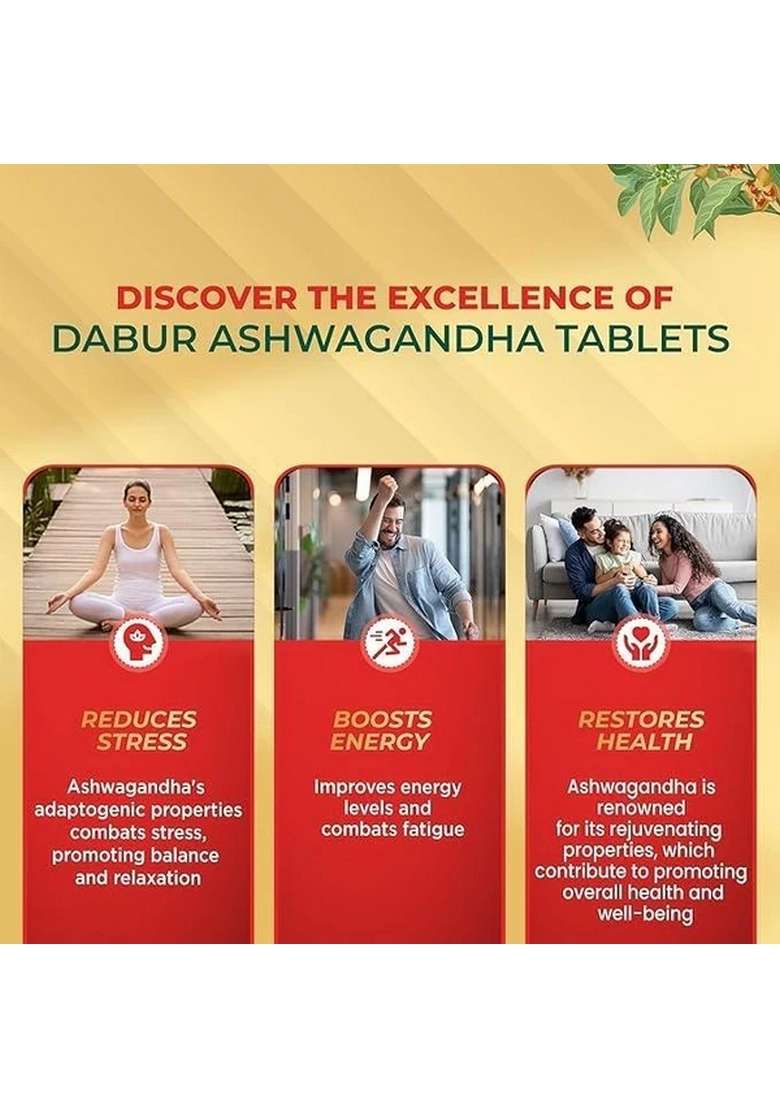 DABUR Ashwagandha Tablets  - Indya