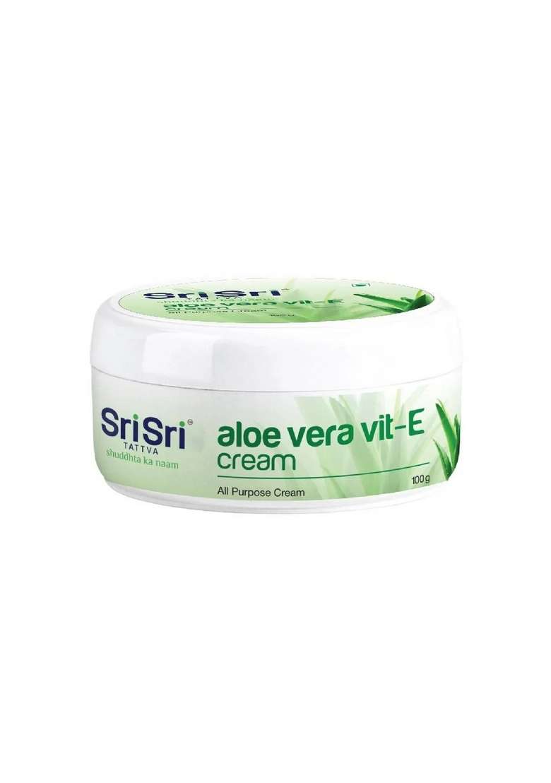 SRI SRI TATTV Aloe Vera Vit - E Cream - All Purpose Cream, 100 g - Indya