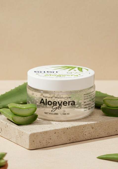 SRI SRI TATTV Aloevera Gel | Natural Moisturizer, Suits all Skin Types | 100 ml