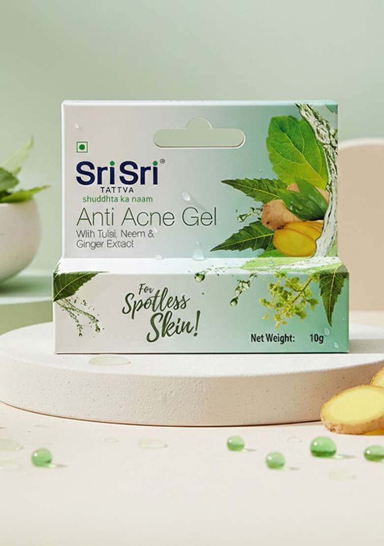 SRI SRI TATTV Anti Acne Gel - Spotless Skin, 10 g - Indya