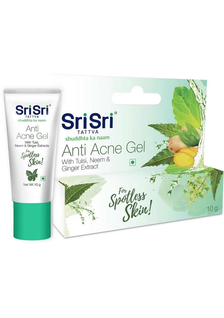 SRI SRI TATTV Anti Acne Gel - Spotless Skin, 10 g - Indya