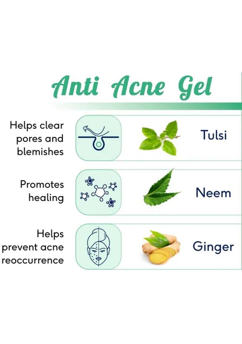 SRI SRI TATTV Anti Acne Gel - Spotless Skin, 10 g - Indya
