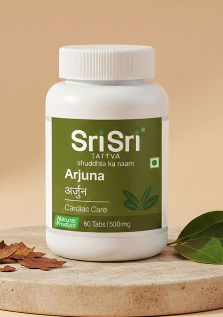 SRI SRI TATTV Arjuna - Cardiac Care, 60 Tabs | 500 mg - Indya