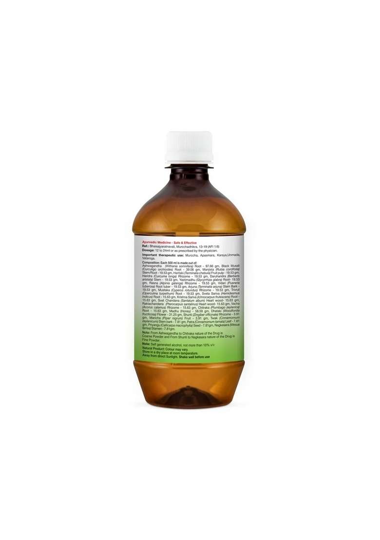 SRI SRI TATTV Ashwagandharishta, 500 ml - Indya