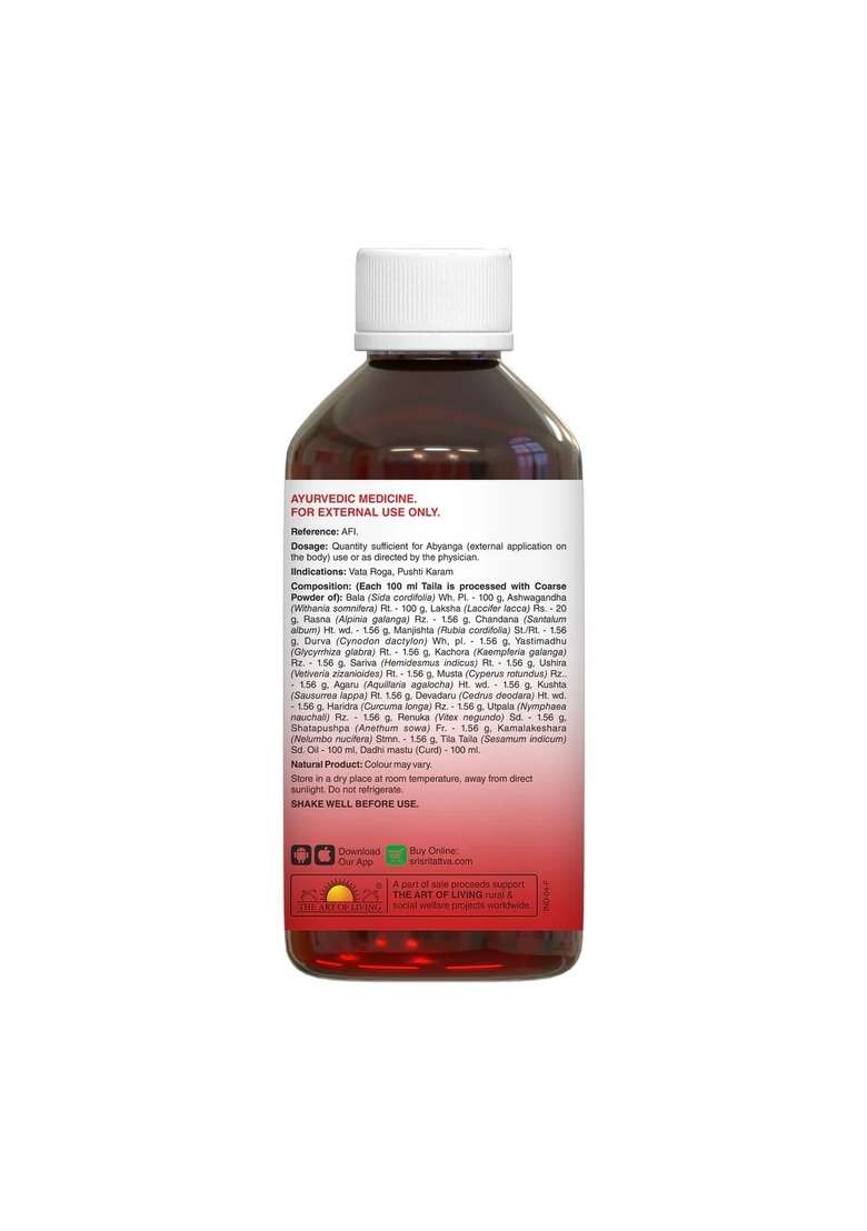 SRI SRI TATTV Bala Ashwagandhadhi Tailam, 200ml - Indya