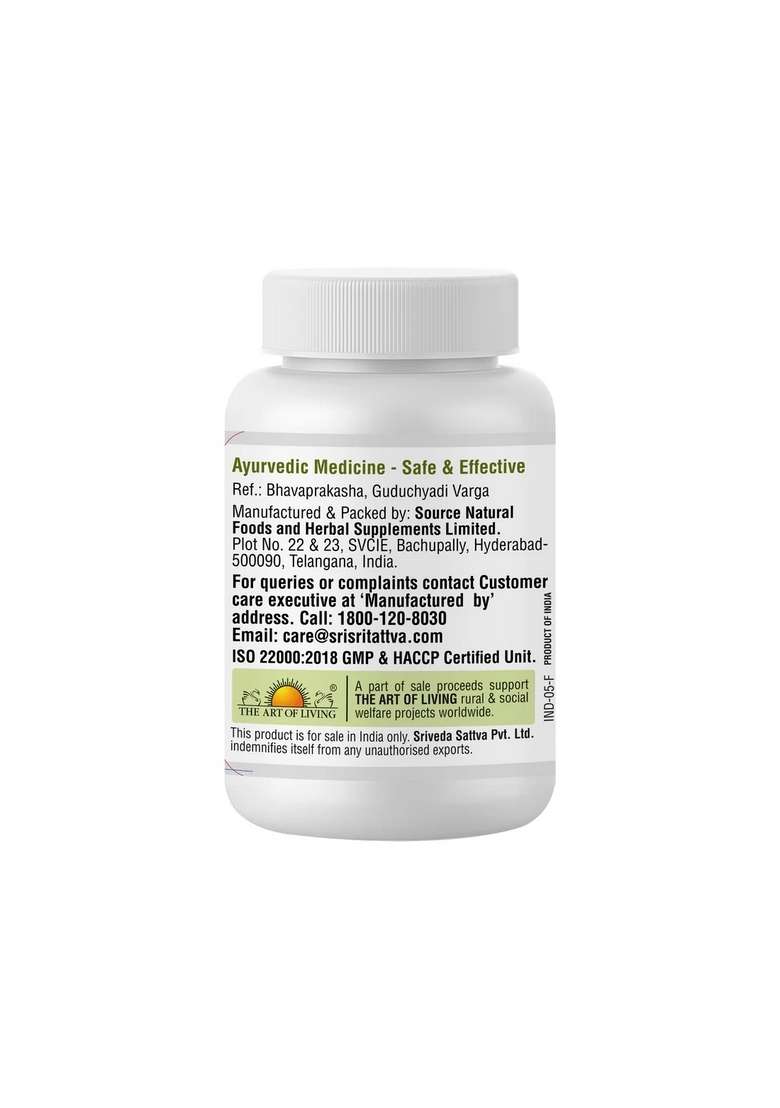 SRI SRI TATTV Brahmi - Memory Enhancer | Ayurvedic Natural Product, 60 Tabs | 500 mg - Indya
