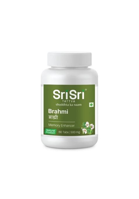 SRI SRI TATTV Brahmi - Memory Enhancer | Ayurvedic Natural Product, 60 Tabs | 500 mg