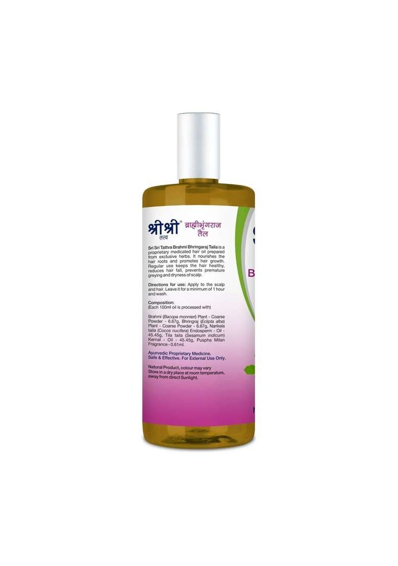 SRI SRI TATTV Brahmi Bhringaraj Taila - Anti Graying, 200 ml - Indya