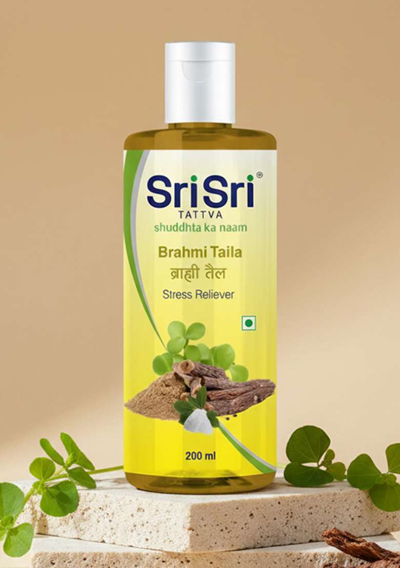 SRI SRI TATTV Brahmi Taila | Stress Reliever | 200ml - Indya