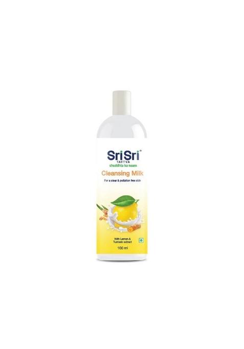 SRI SRI TATTV Cleansing Milk - For Clear & Pollution Free Skin, 100 ml