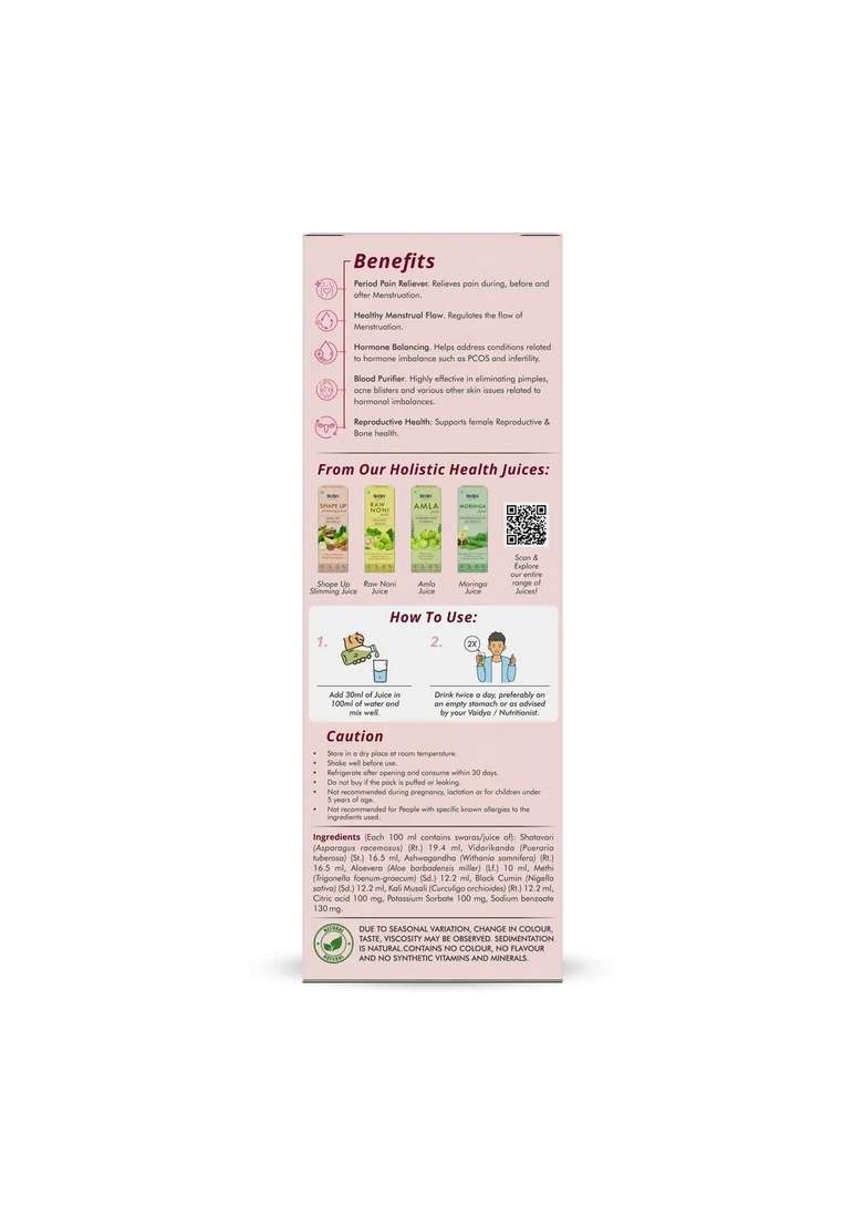 SRI SRI TATTV Her Care Juice - Women Health Tonic | Helps Hormone Balancing | 1 L - Indya