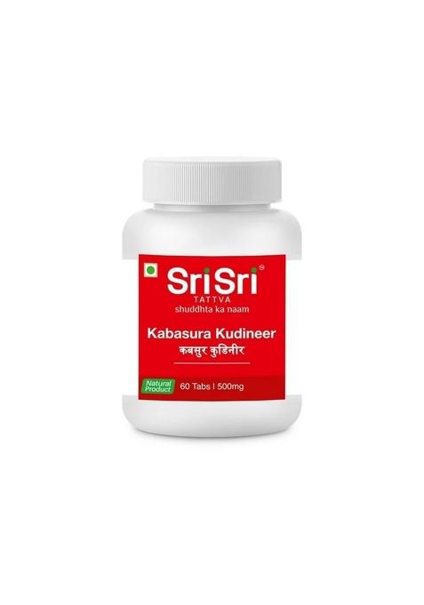 SRI SRI TATTV Kabasura Kudineer | Manages Respiratory Health | Helpful To Treat Dry & Wet Cough | Fights Viral Inflections | Natural Product | 60 Tabs, 500 mg