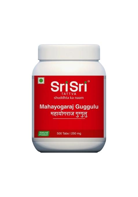 SRI SRI TATTV Mahayogaraja Guggulu - Arthritic Pain Reliver, 500 Tabs | 250 mg