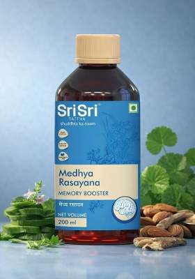 SRI SRI TATTV Medhya Rasayana Syrup - For Better Mental Health & Strength | Helps With Vertigo & Insomnia | 200 ml