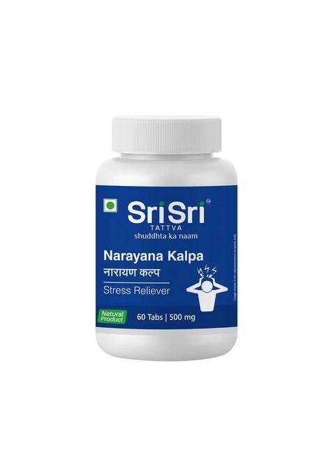 SRI SRI TATTV Narayana Kalpa - Stress Reliever, 60 Tabs | 500 mg