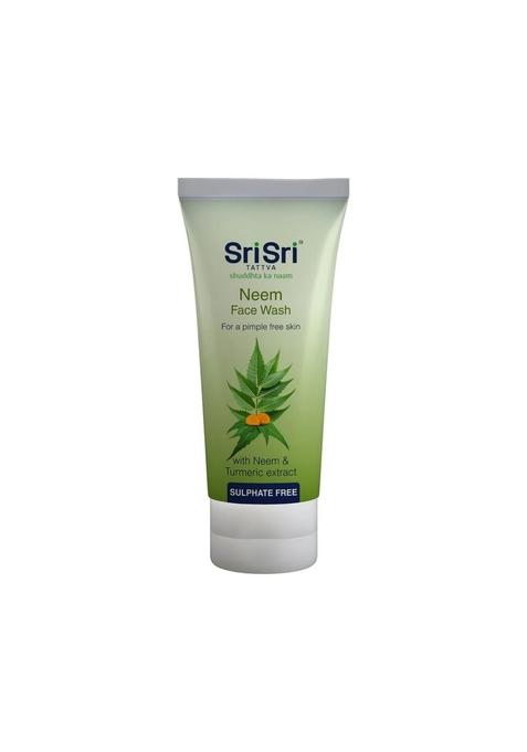 SRI SRI TATTV Neem Face Wash - For Clear & Fresh Skin, 60 ml