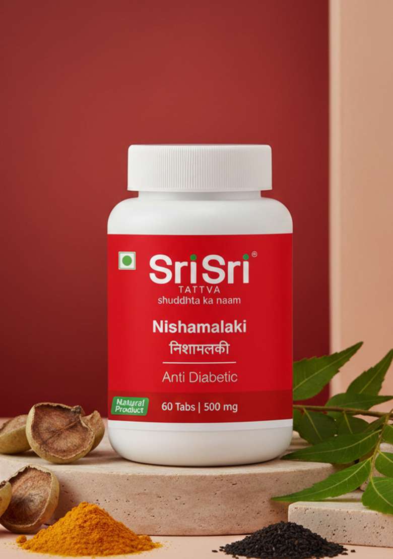 SRI SRI TATTV Nishamalaki - Anti-Diabetic, 60Tabs | 500 mg - Indya