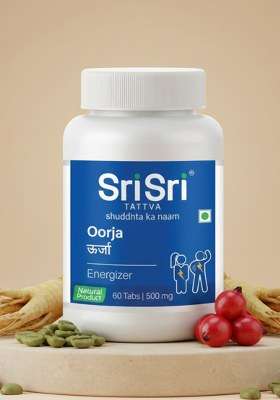SRI SRI TATTV Oorja - Energizer, 60 Tabs | 500 mg