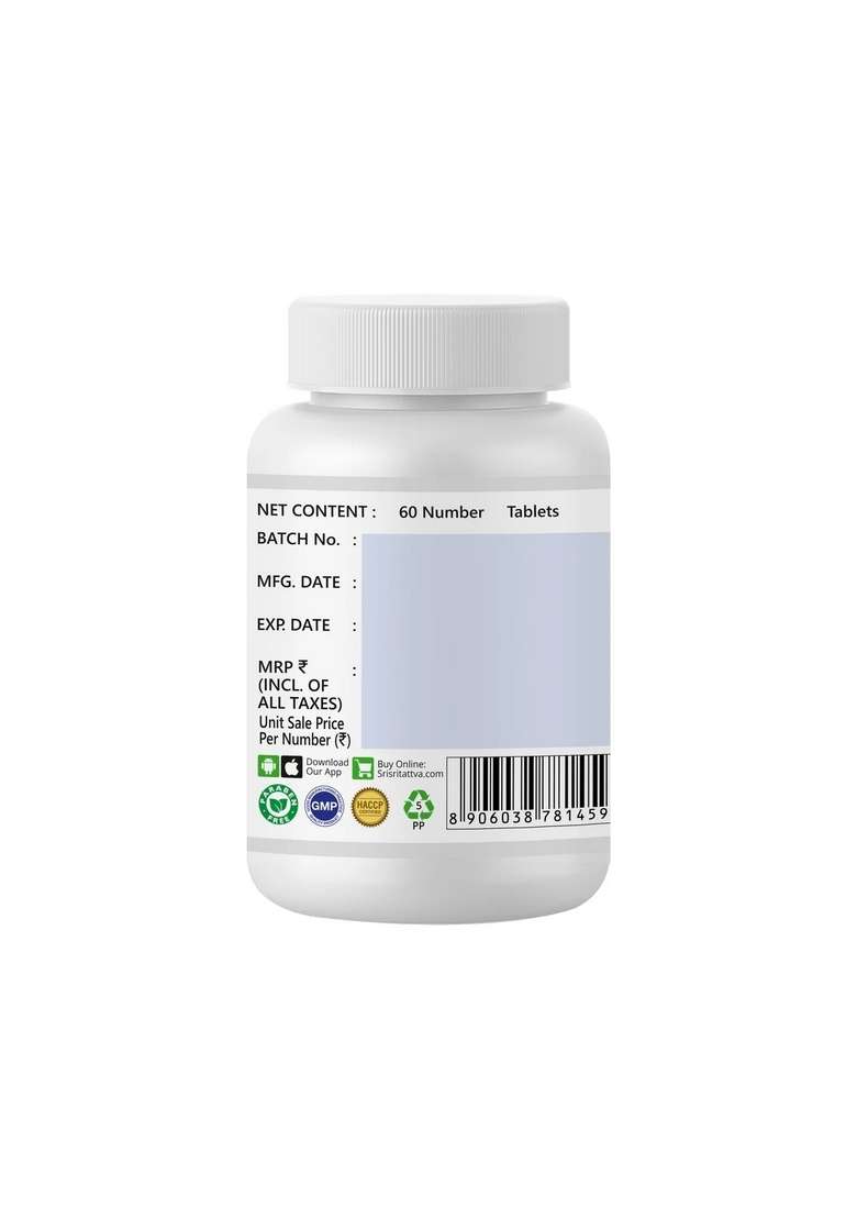 SRI SRI TATTV Oorja - Energizer, 60 Tabs | 500 mg - Indya