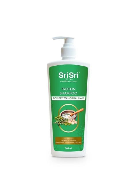 SRI SRI TATTV Protein Shampoo - For Dry to Normal Hair (Buy 1 Get 1 Free), 500 ml