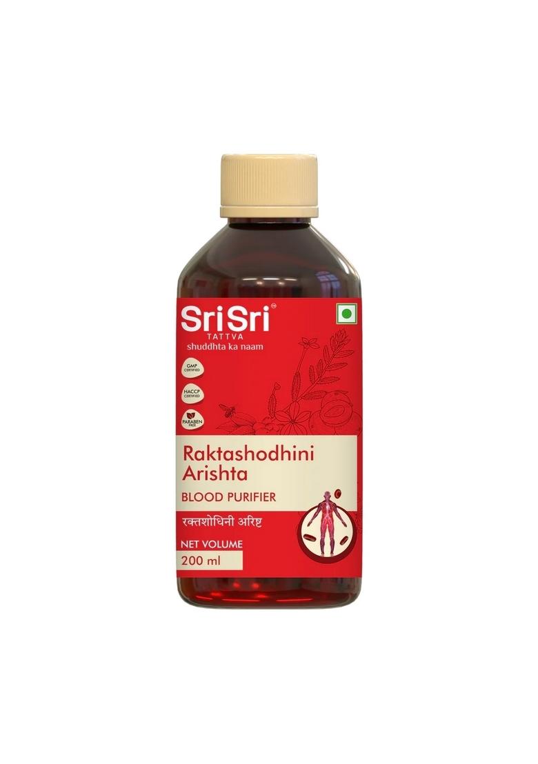 SRI SRI TATTV Raktashodhini Arishta Syrup - Blood Purifier, 200 ml - Indya