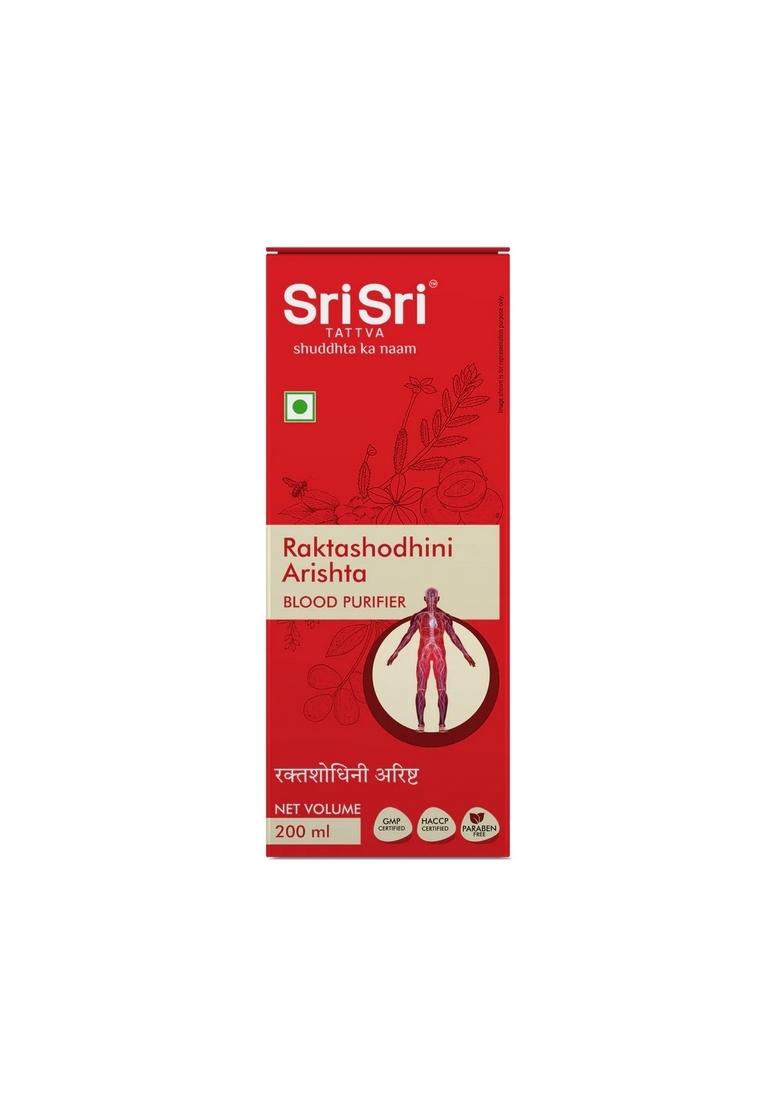 SRI SRI TATTV Raktashodhini Arishta Syrup - Blood Purifier, 200 ml - Indya