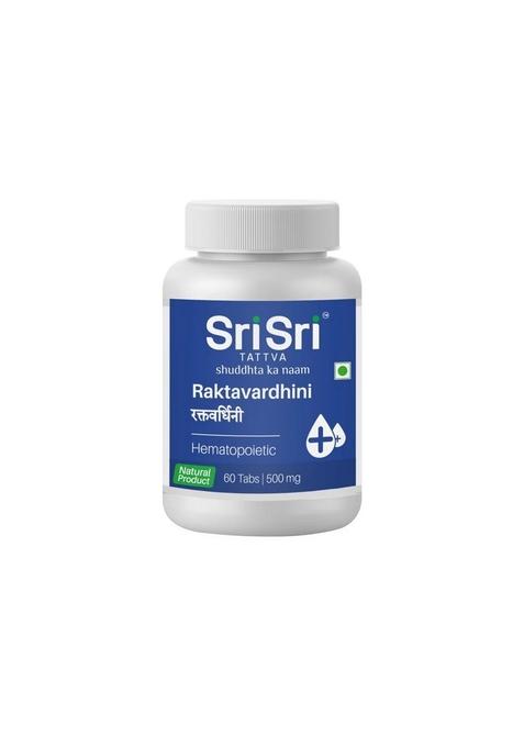 SRI SRI TATTV Raktavardhini Tablet - Hematopoietic, 60 Tabs | 500 mg