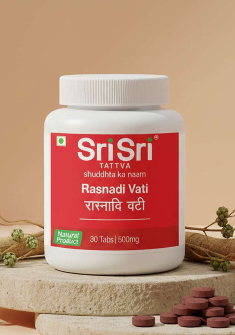 SRI SRI TATTV Rasnadi Vati  - Vata balance, 30Tabs | 500 mg - Indya