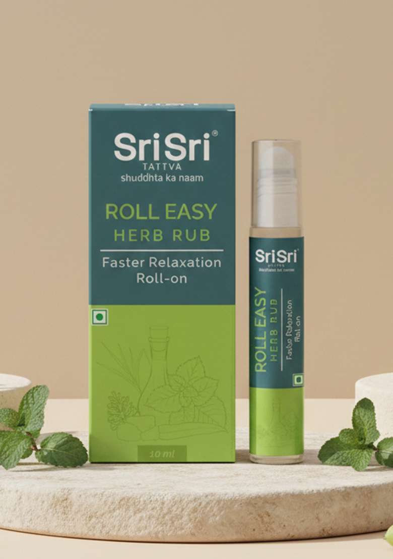 SRI SRI TATTV Roll Easy Herb Rub, 10 ml - Indya